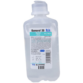 OSMOROL 20 SOL INY 250ML MANITOL