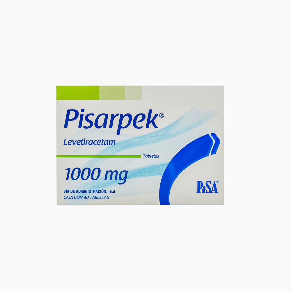 PISARPEK 1000MG C 30 TAB LEVETIRACETAM