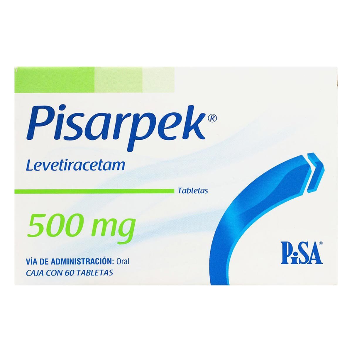 PISARPEK 500MG C 60 TAB LEVETIRACETAM