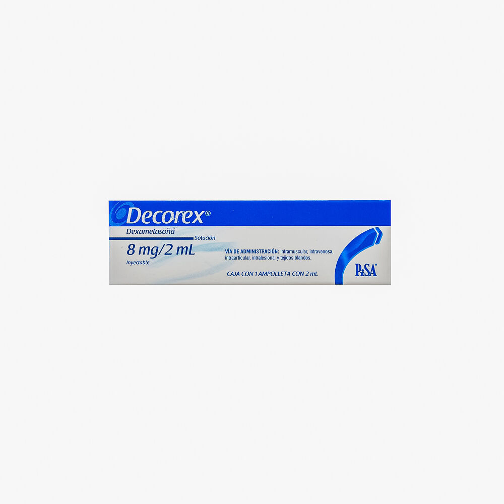 DECOREX 8MG AMP 2ML DEXAMETASONA