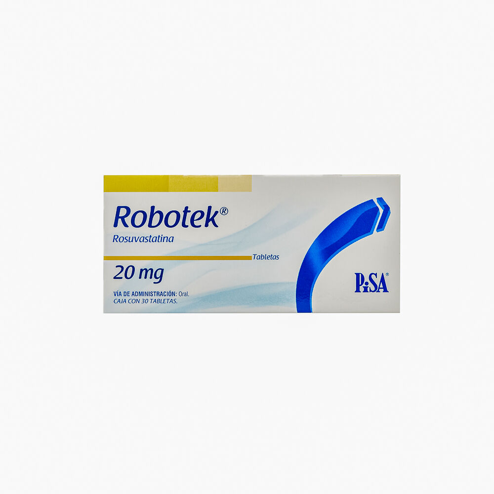ROBOTEK 20MG C 30 TAB ROSUVASTATINA