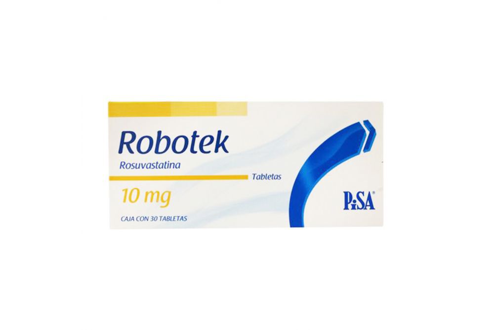 ROBOTEK 10MG C 30 TAB ROSUVASTATINA