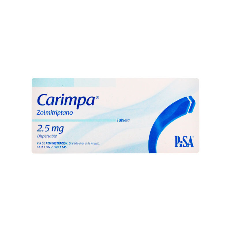 CARIMPA 5MG C 2 TAB DISP ZOLMITRIPTANO