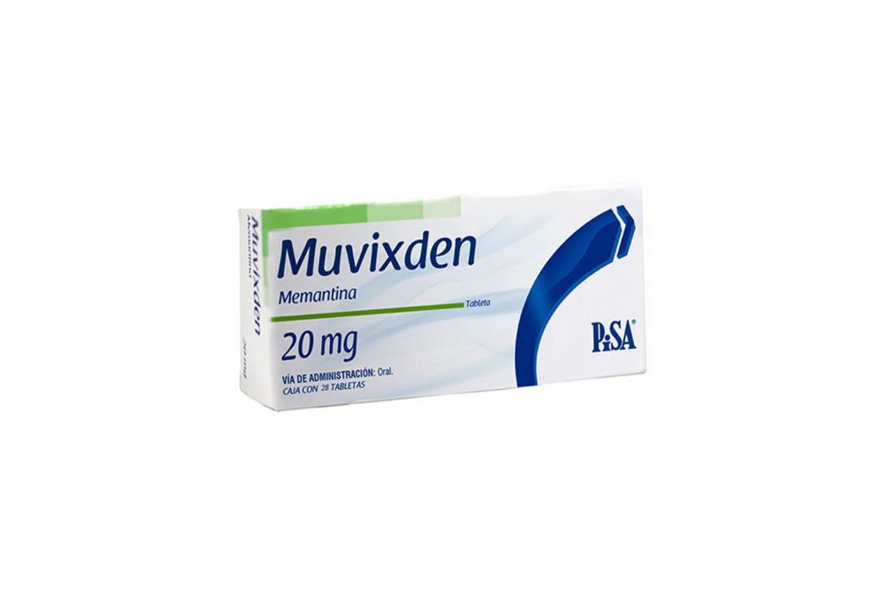 MUVIXDEN 20MG TAB 28 MEMANTINA