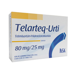 TELARTEQ-URTI 8025MG C 14 TAB TELMISARTAN-HCTZ