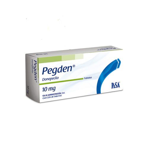 PEGDEN 10MG C 28 TAB DONEPEZILO