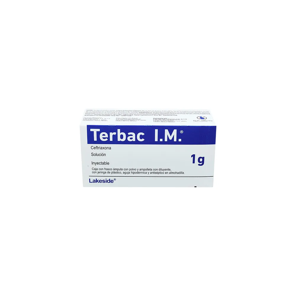 TERBAC 1G IM FA CEFTRIAXONA