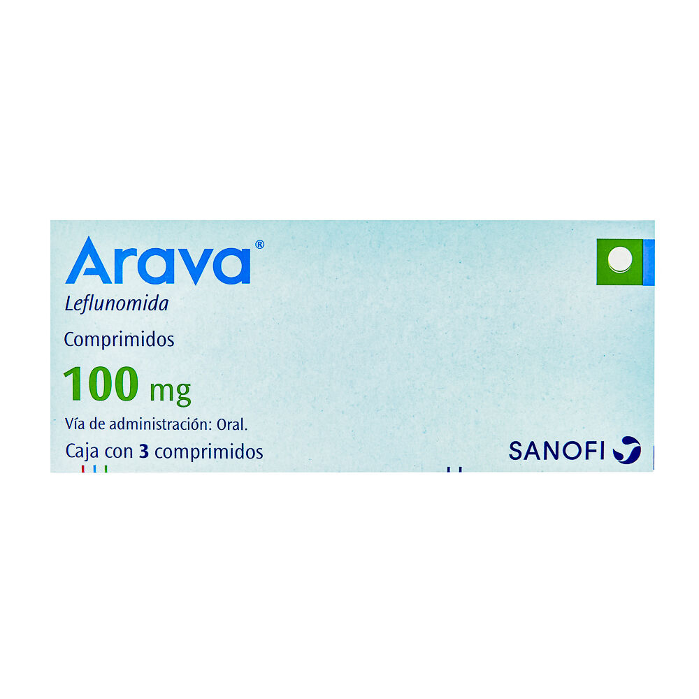ARAVA 100MG C 3 TAB LEFLUNOMIDA