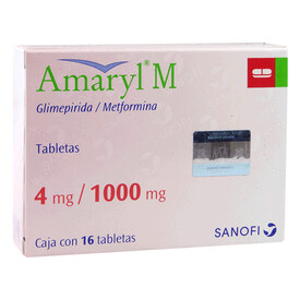 AMARYL M 4MG/1000MG C 16 TAB