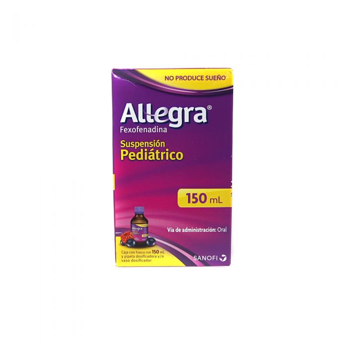 ALLEGRA SUSP OPRAL PEDIATRICO 150ML FEXOFENADINA