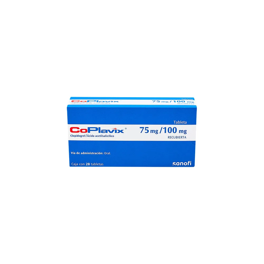 COPLAVIX 75/100MG C 28 TAB CLOPIDOGRELAASA
