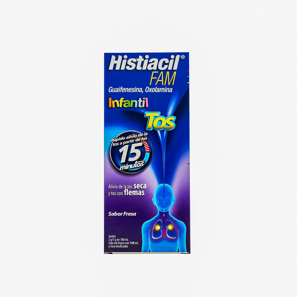 HISTIACIL FAM JBE INFANTIL 140ML FRESA