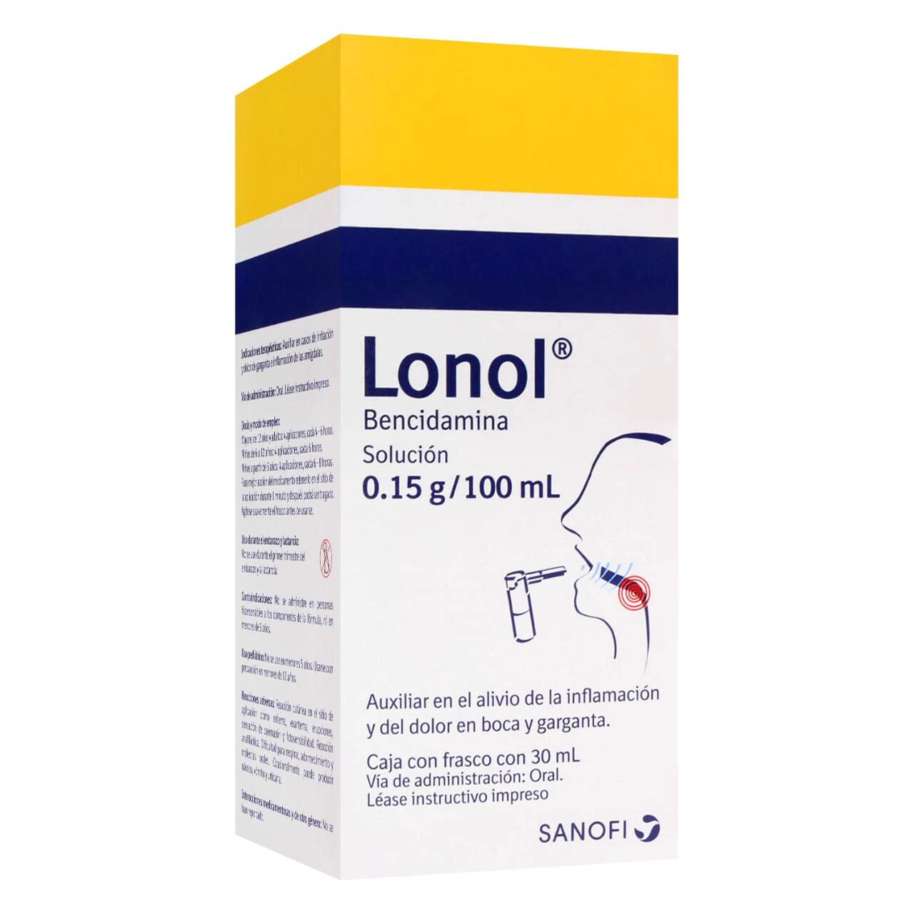 LONOL SOL ORAL NEBULIZADOR 30ML