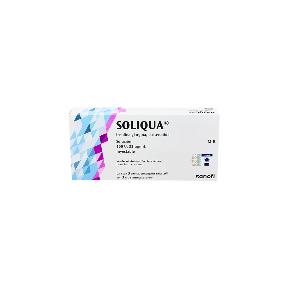 SOLIQUA 100U INY 33MCG/3ML C 3