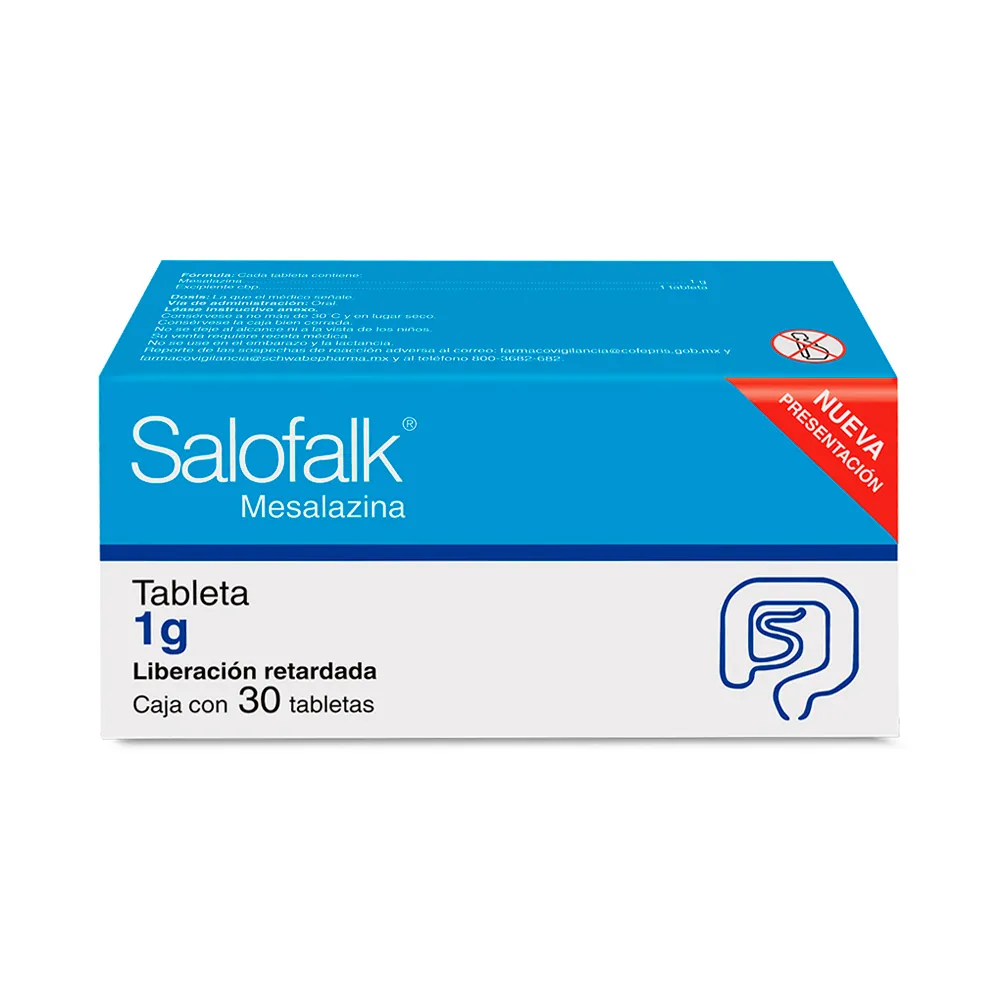 SALOFALK 1G LR C 30 TAB MESALAZINA