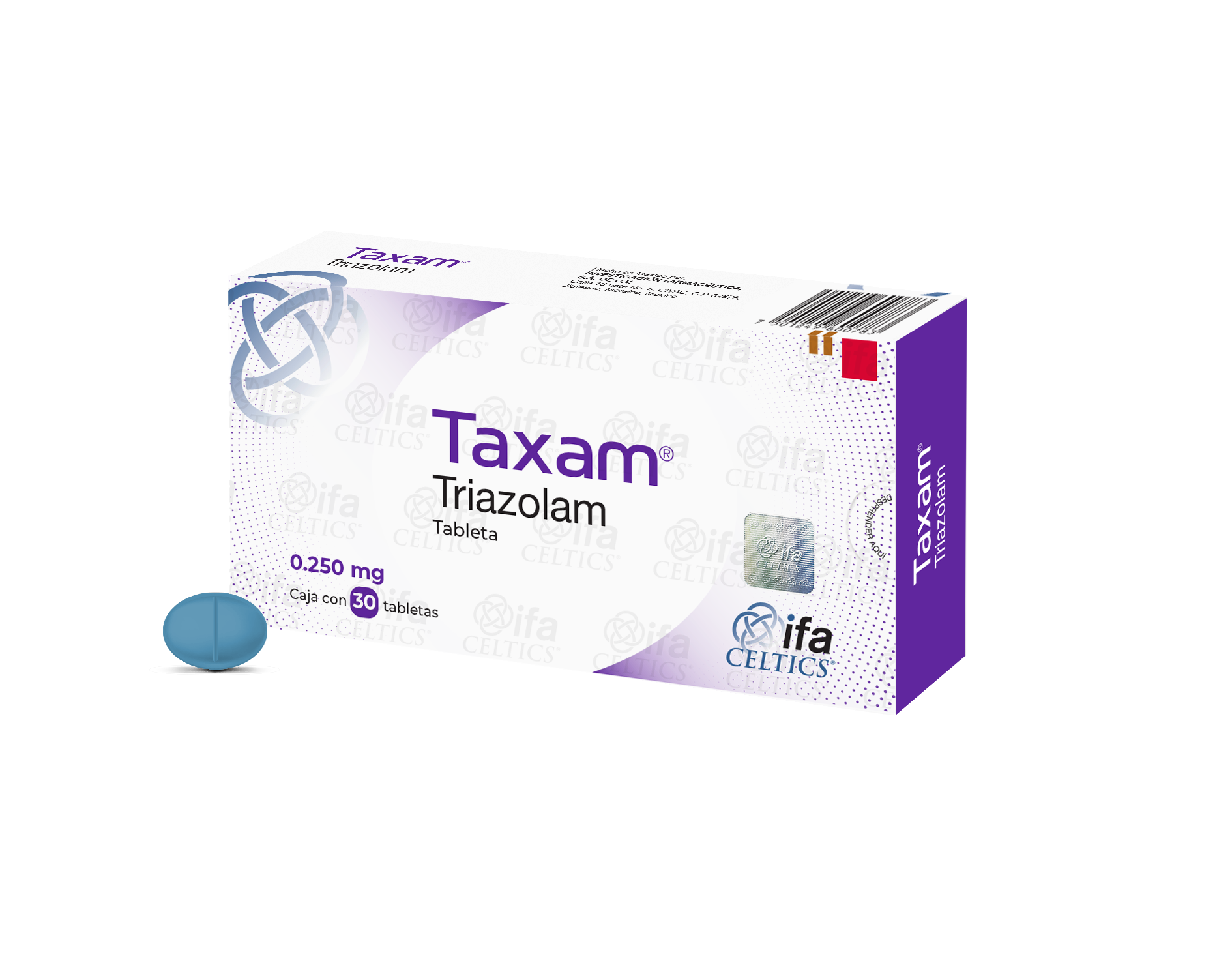 TAXAM 0.250MG C 30 TAB TRIAZOLAM