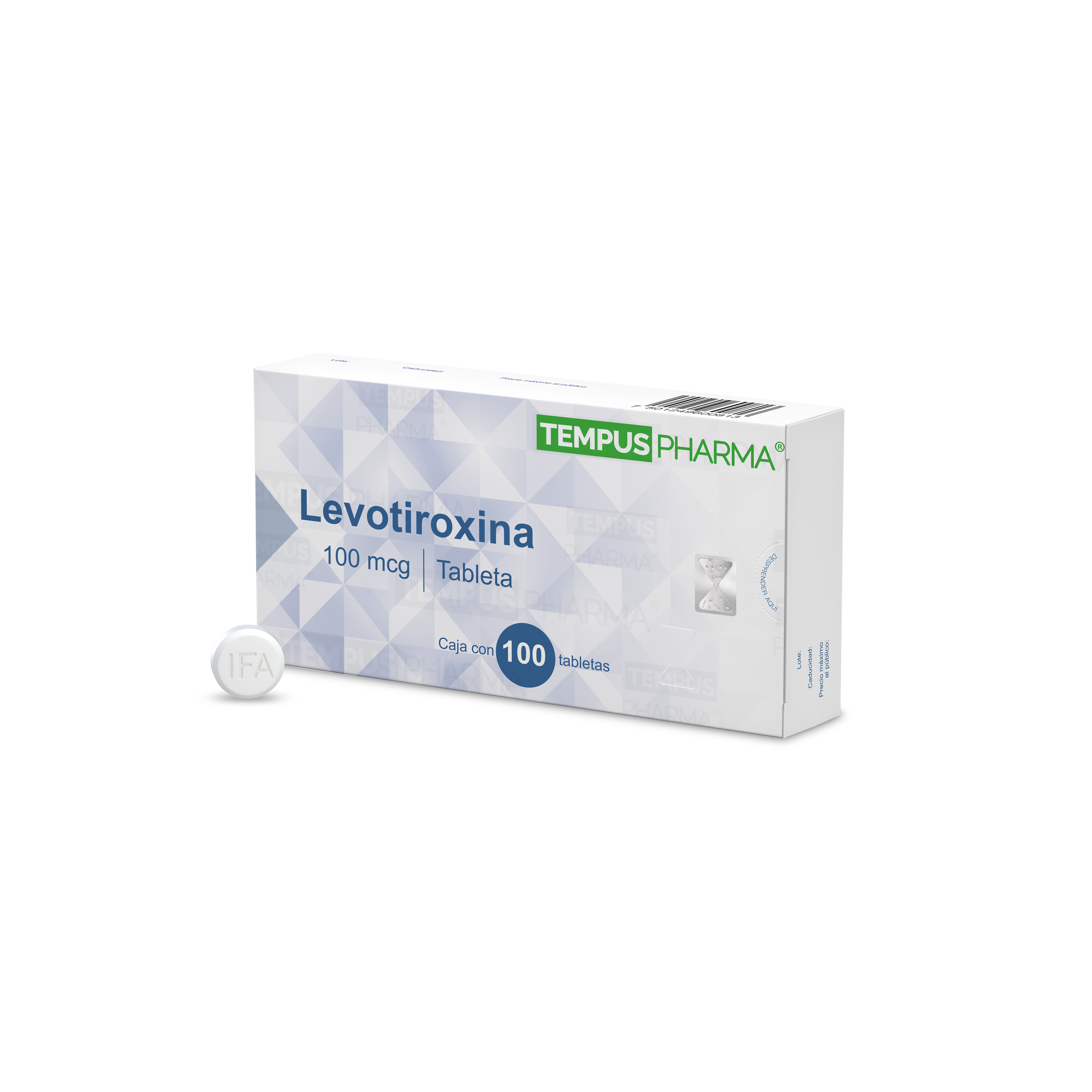 LEVOTIROXINA 100MCG C 100 TAB THEMPUS