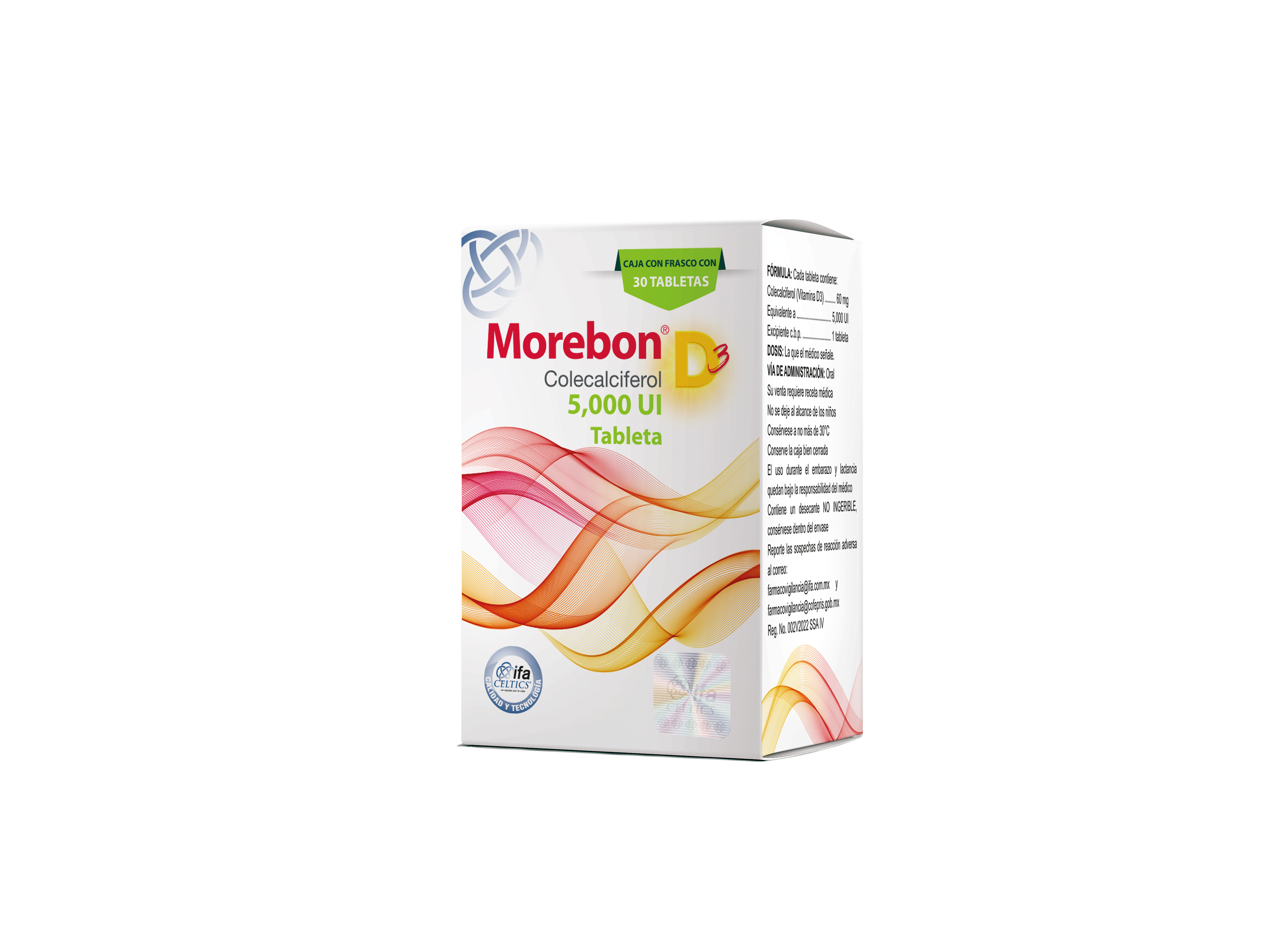 MOREBON D3 5,000 UI C 30 TAB COLECALCIFEROL