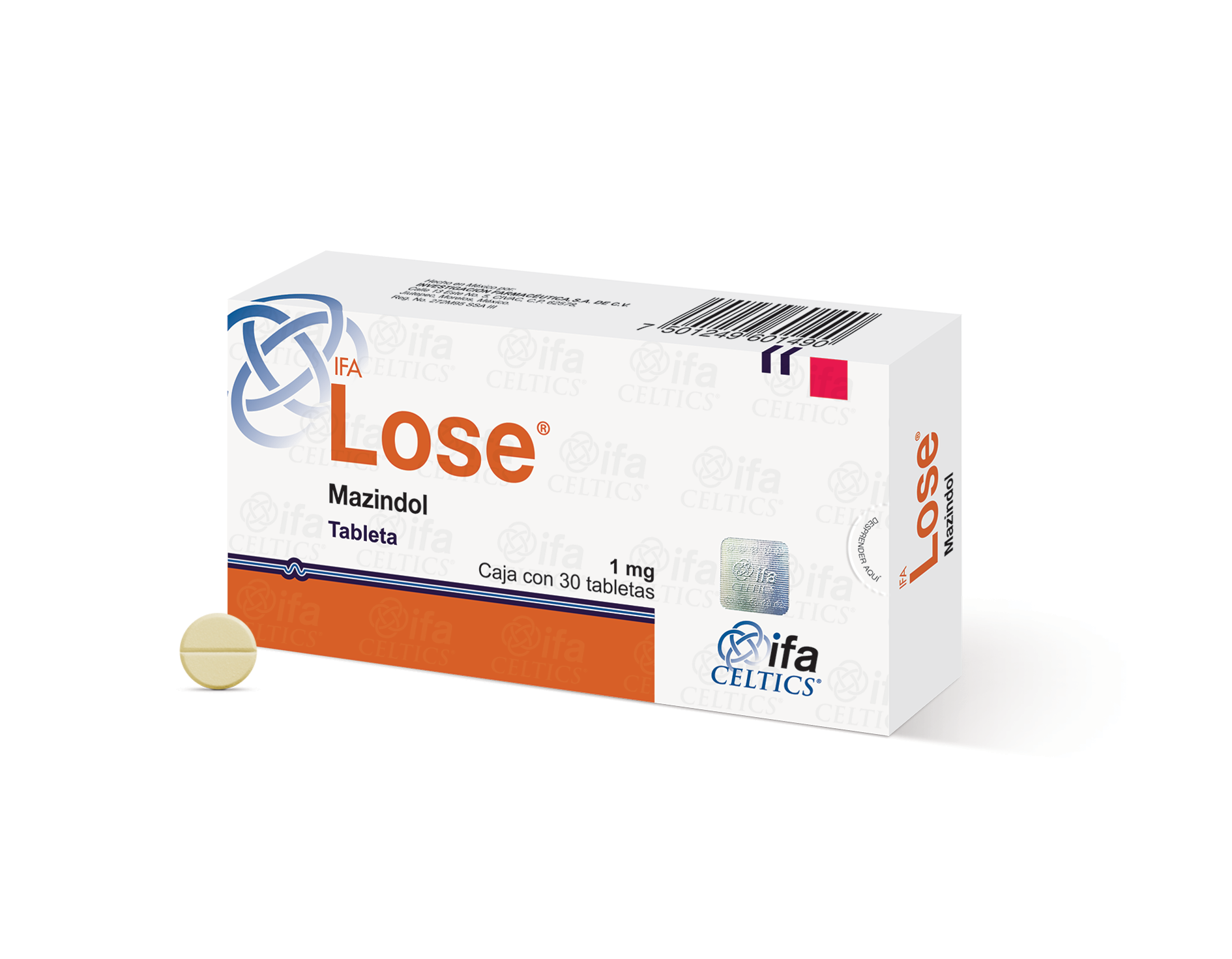IFA LOSE 1MG C 30 TAB MAZINDOL