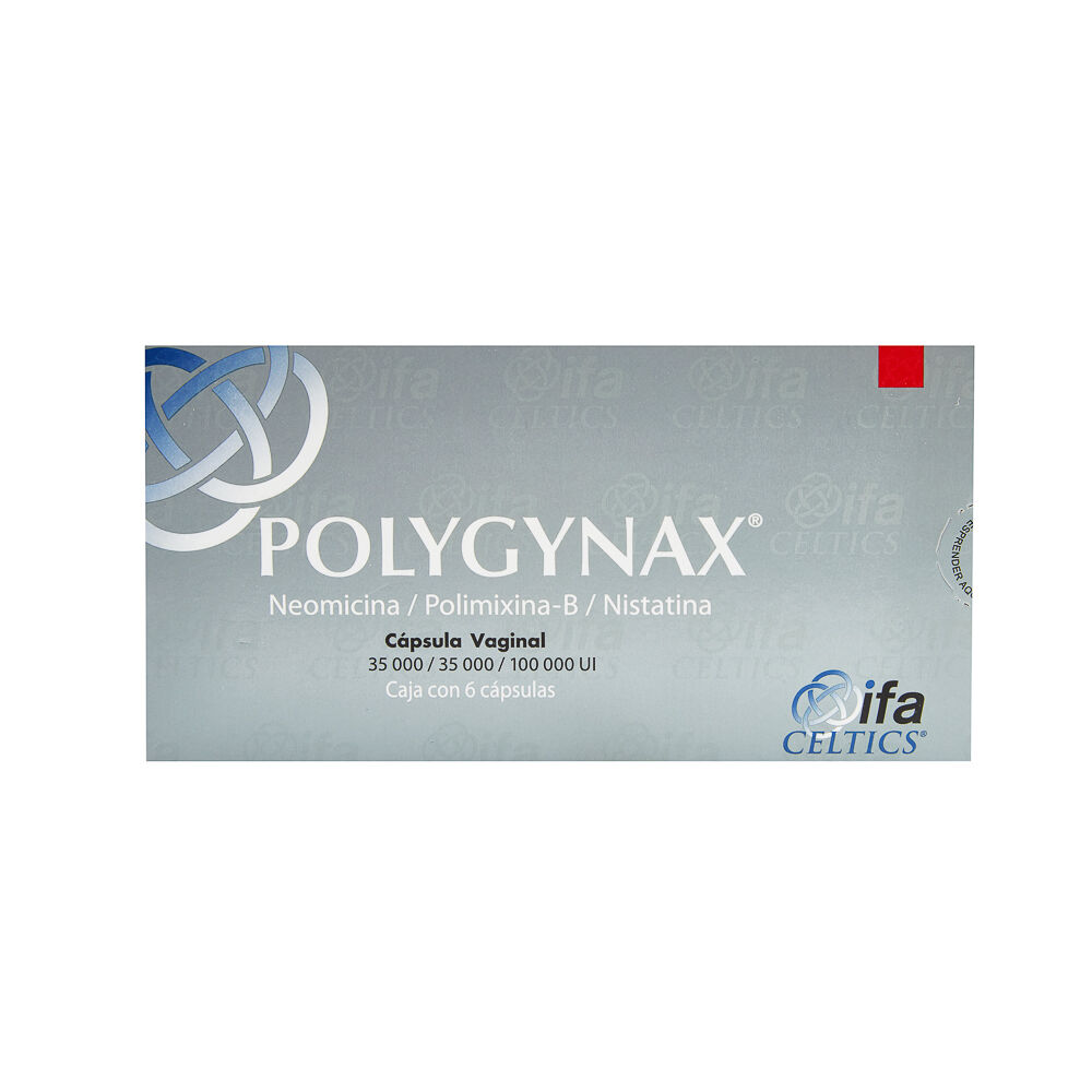 POLYGYNAX VAGINAL C 6 CAP NEOMICINA POLIMIXINA BNISTATINA