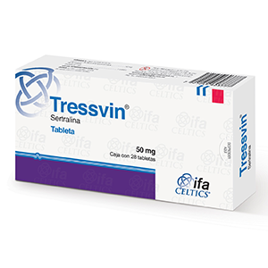 TRESSVIN 50MG C 28 TAB SERTRALINA