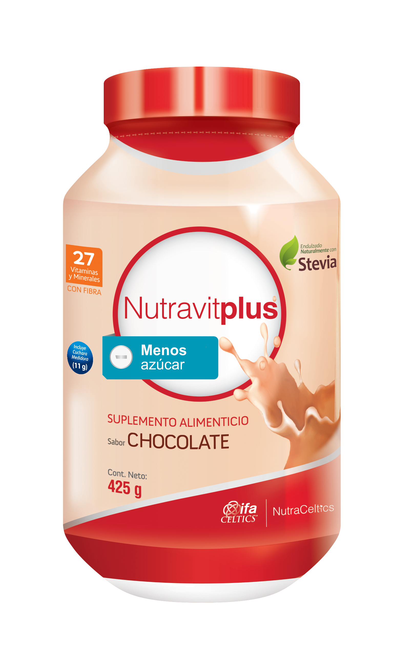 NUTRAVIT PLUS RED CHOCOLATE 425G
