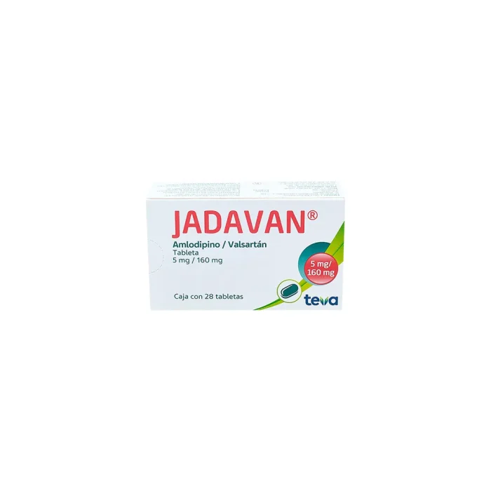 JADAVAN 5/160MG C 28 TAB AMLODIPINO/VALSARTAN