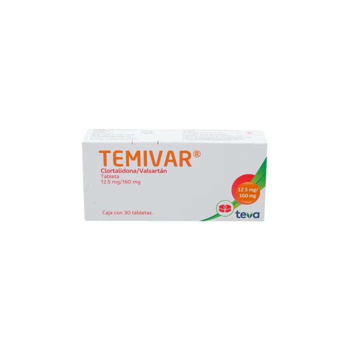TEMIVAR 12.5/160MG C 30 TAB CLORTALIDONA/VALSARTAN