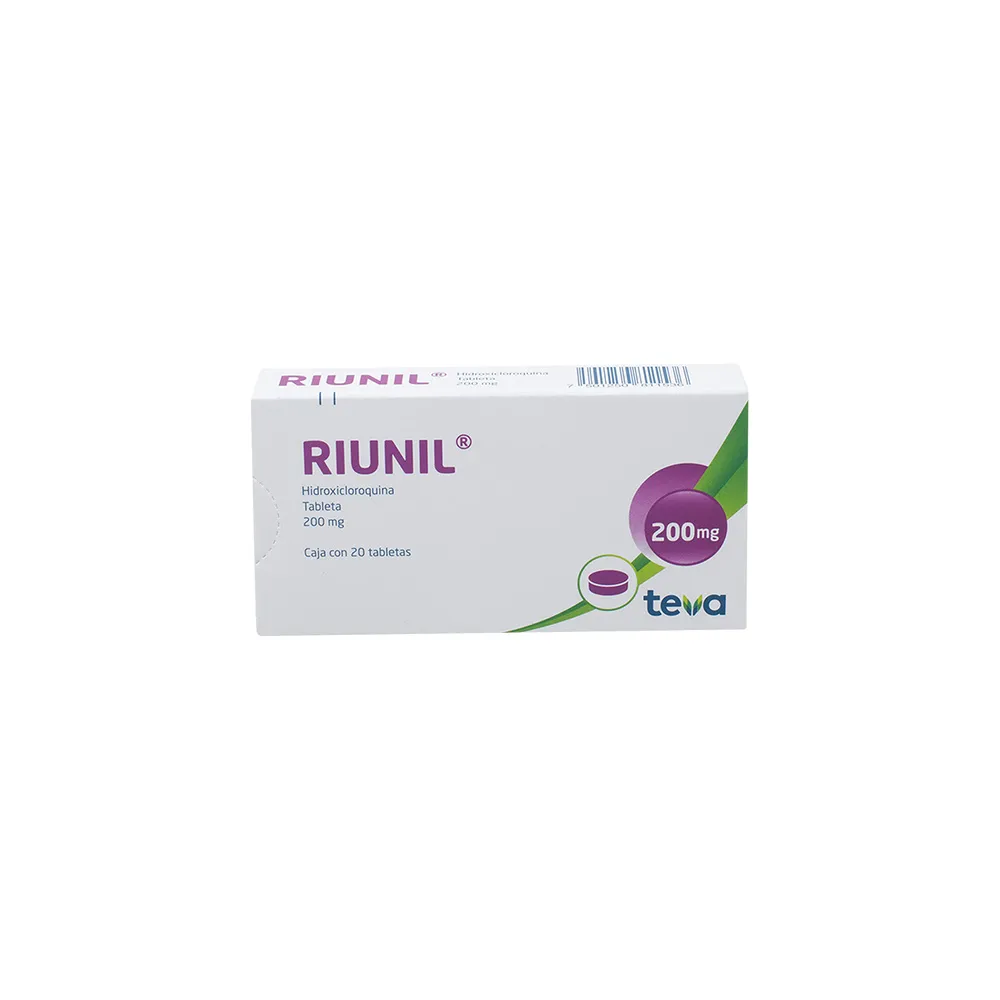 RIUNIL 200MG C 20 TAB HIDROXICLOROQUINA