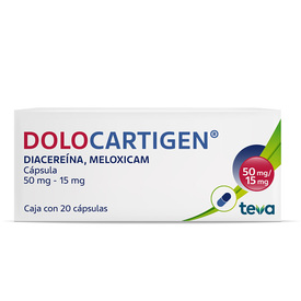 DOLOCARTIGEN 50/15MG C 20 CAP DIACEREINAMELOXICAM