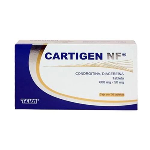 CARTIGEN NF 600/50MG C 30 TAB CONDROITINADIACEREINA