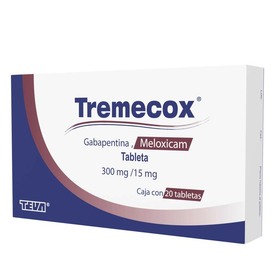 TREMECOX 300/15MG C 20 TAB GABAPENTINAMELOXICAM