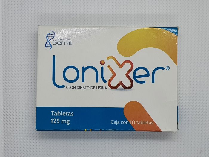 LONIXER 125MG C 10 TAB CLONIXI LISINA