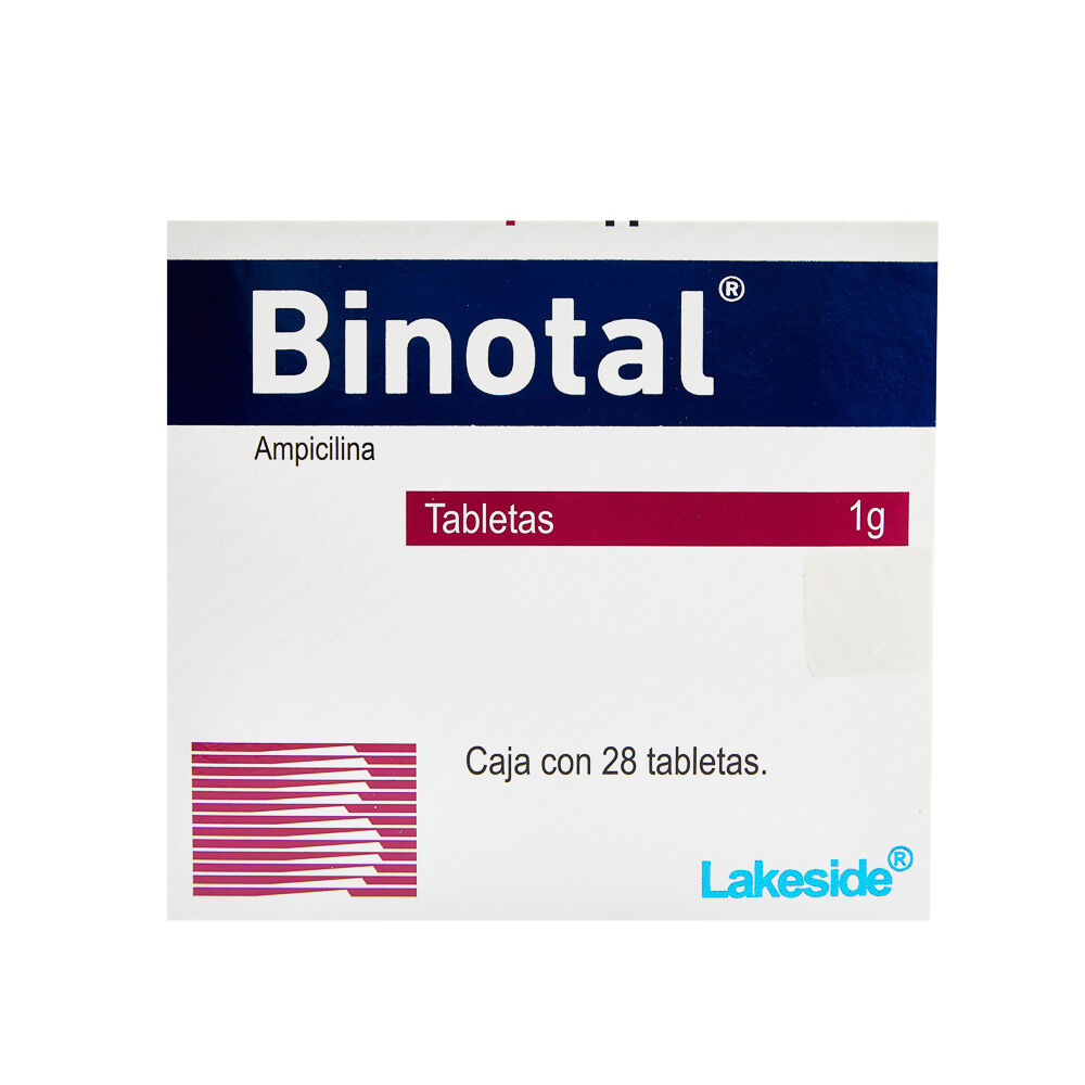 BINOTAL 1G C 28 TAB AMPICILINA