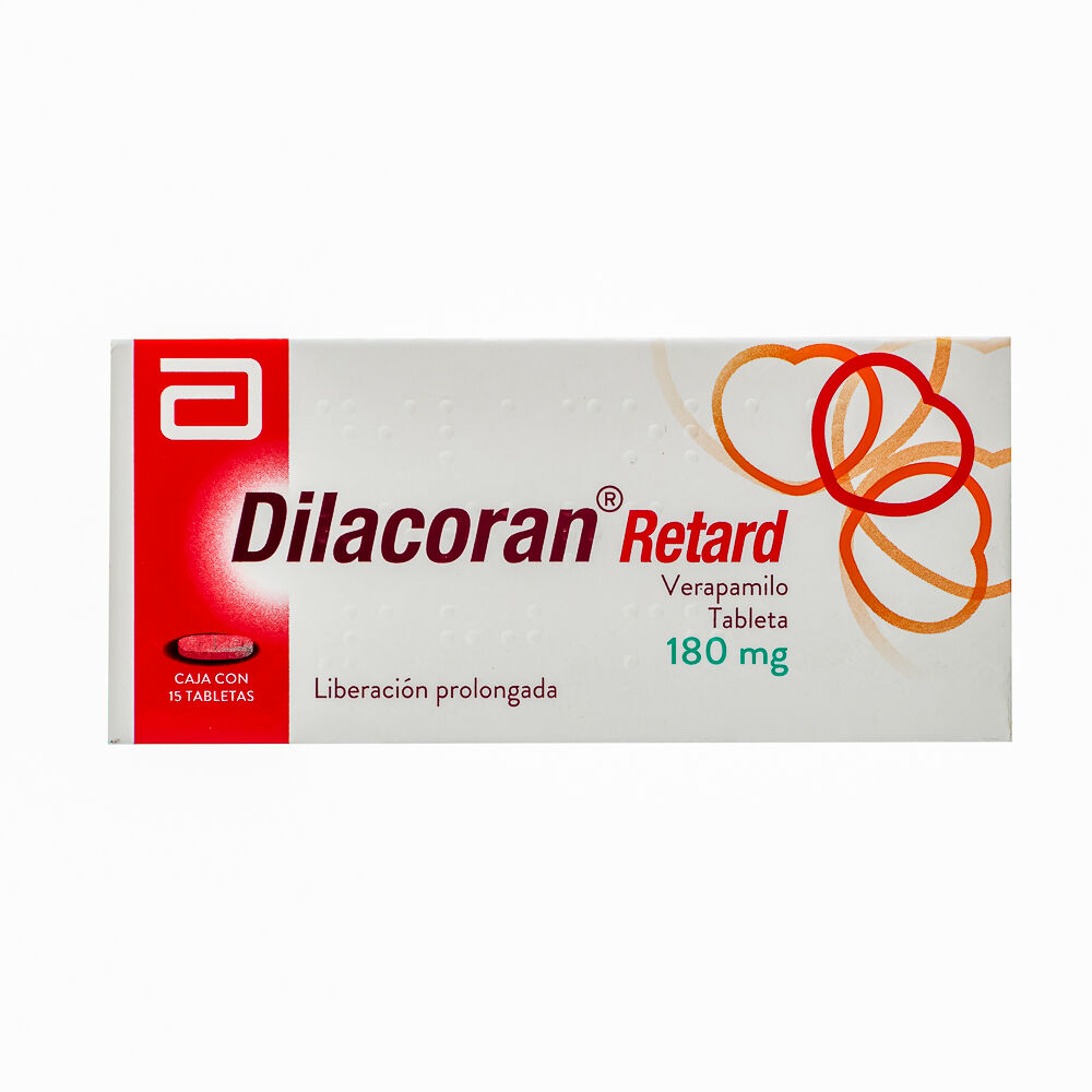 DILACORAN RETARD 180MG C 15 TAB VERAPAMILO