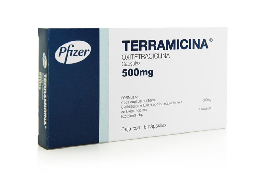 TERRAMICINA 500MG C 16 CAP