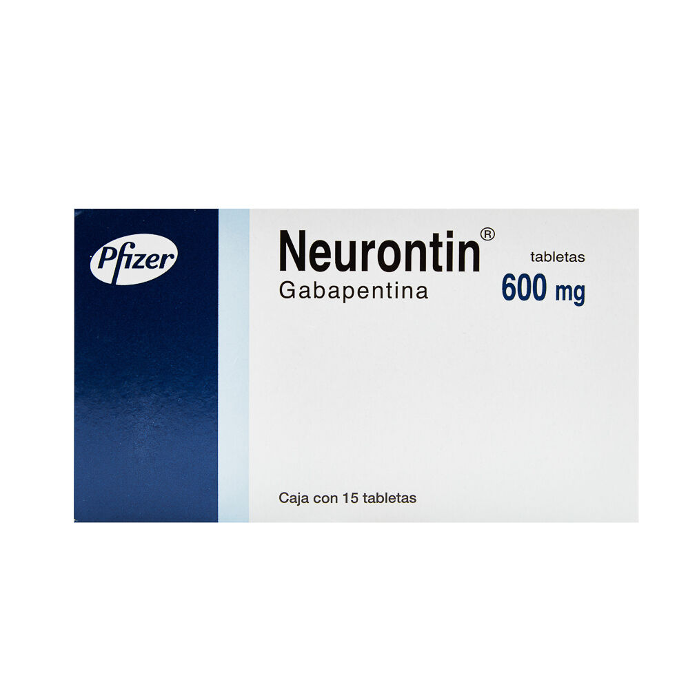 NEURONTIN 600MG C 15 CAP GABAPENTINA