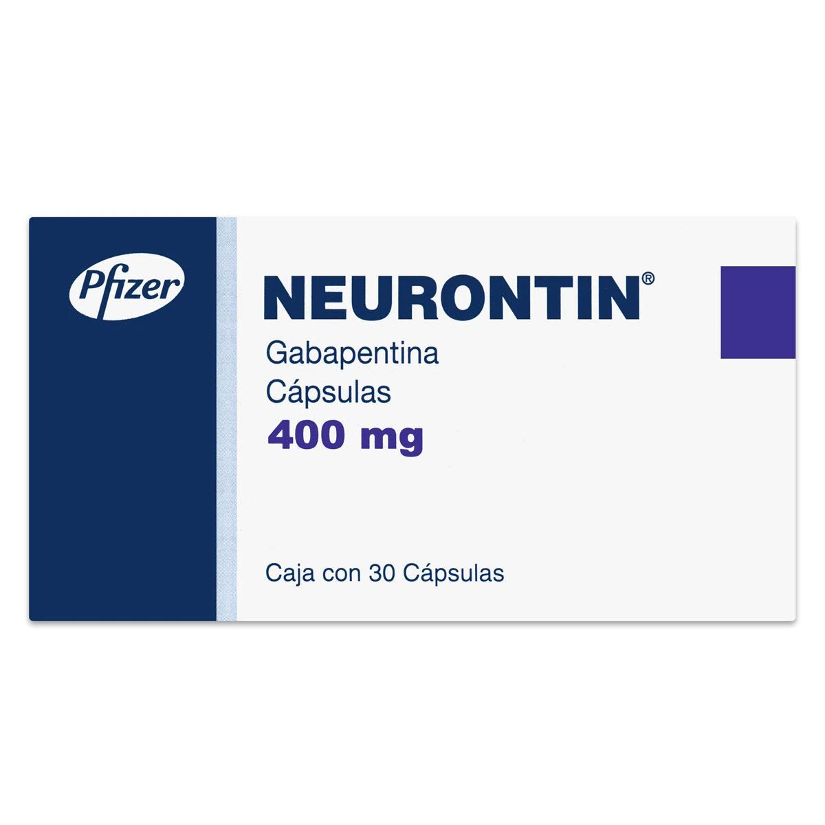 NEURONTIN 400MG C 30 CAP GABAPENTINA