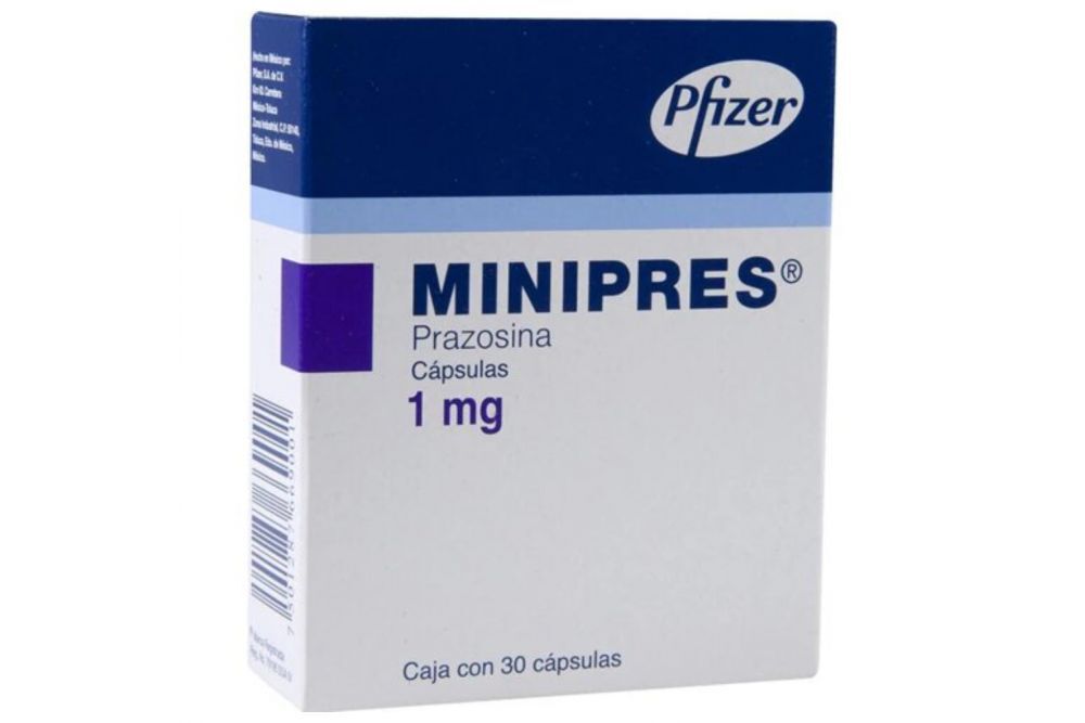 MINIPRES 1MG C 30 CAP PRAZOSINA