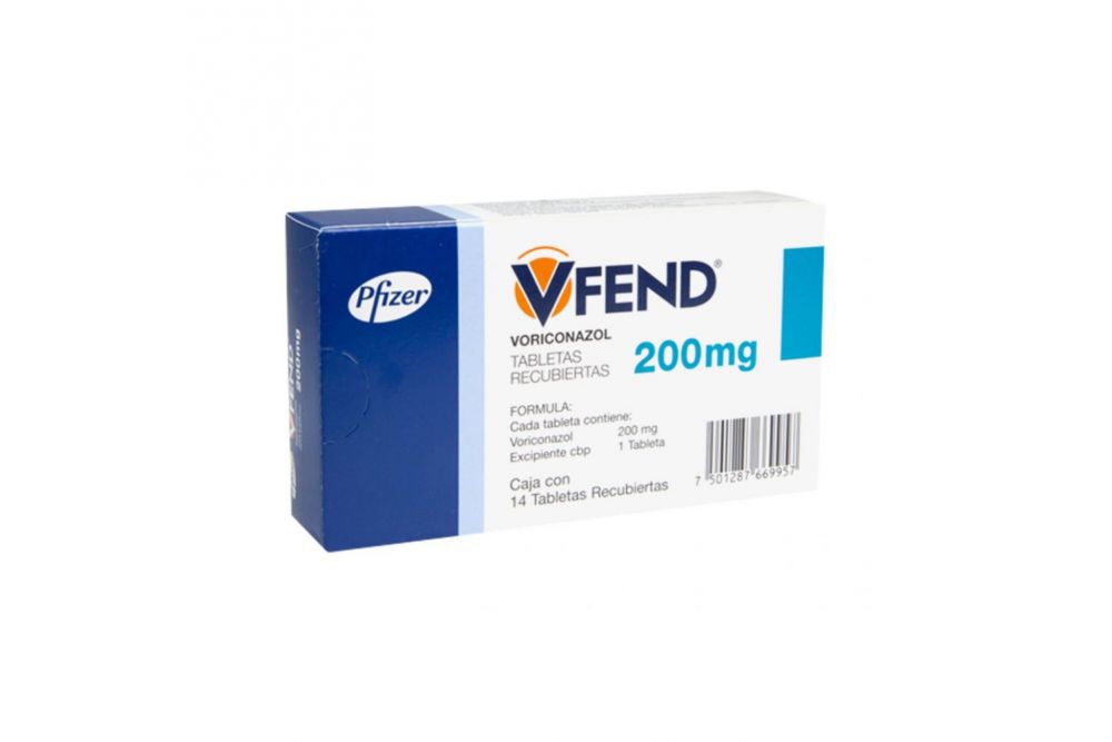 VFEND 200MG C 14 TAB VORICONAZOL