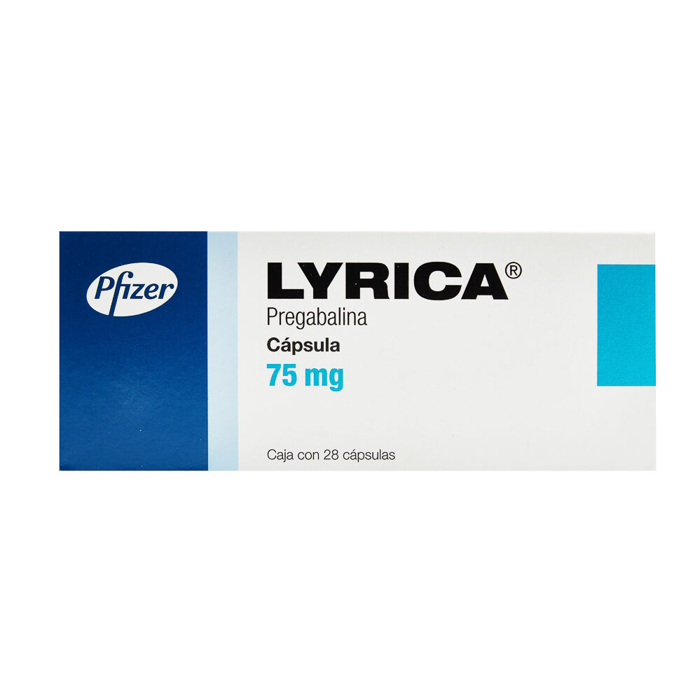 LYRICA 75MG C 28 CAP PREGABALINA