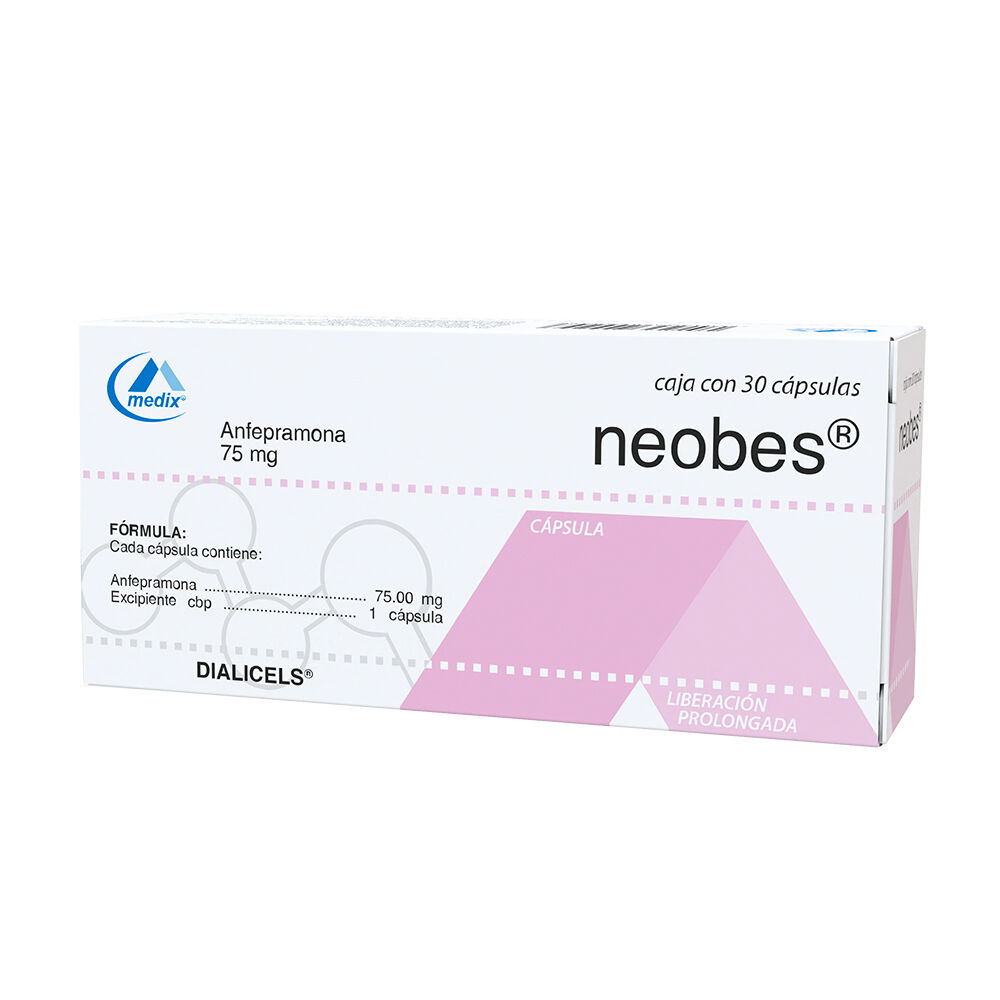 NEOBES 75MG C 30 CAP AMFEPRAMONA
