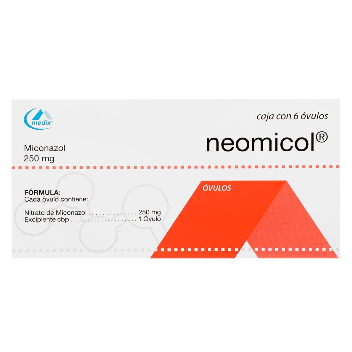 NEOMICOL 250MG C 6 OVULO MICONAZOL