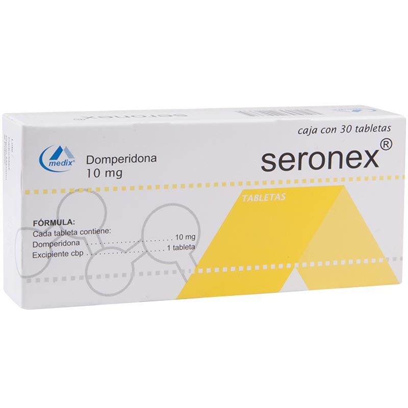SERONEX 10MG C 30 TAB DOMPERIDONA
