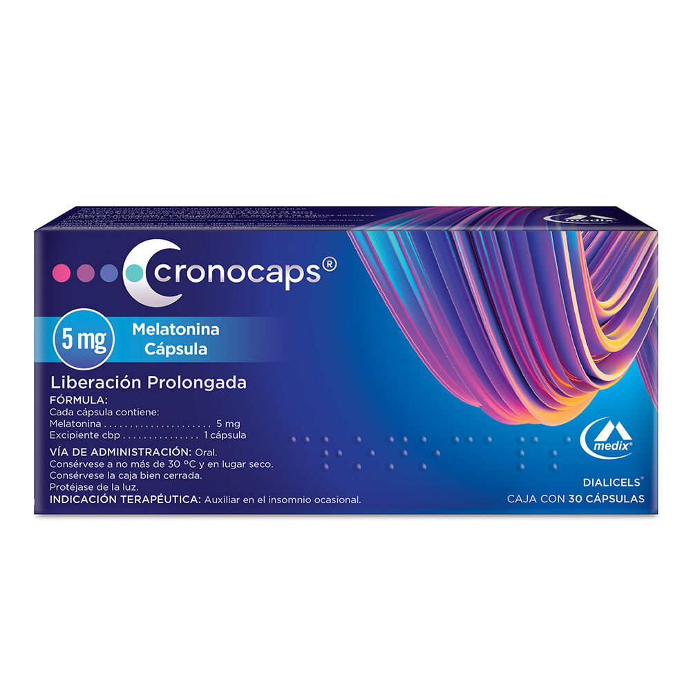 CRONOCAPS 5MG C 30 CAP MELATONINA