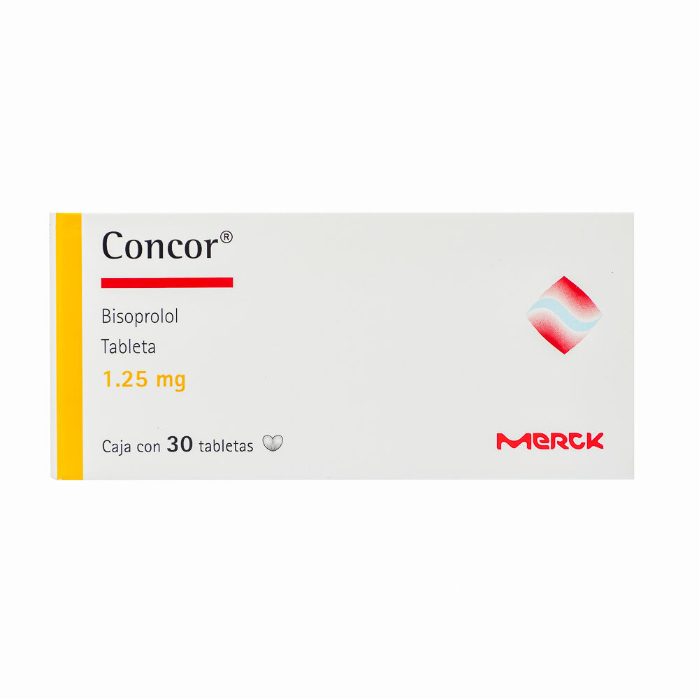 CONCOR 1.25MG C 30 TAB BISOPROLOL