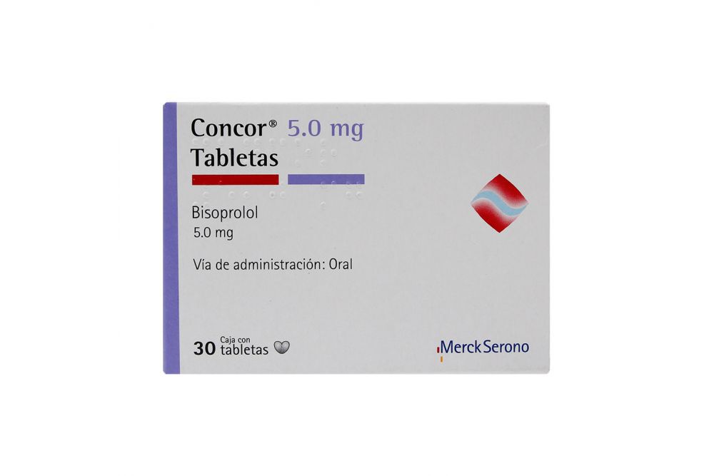 CONCOR 5MG C 30 GRAG BISOPROLOL
