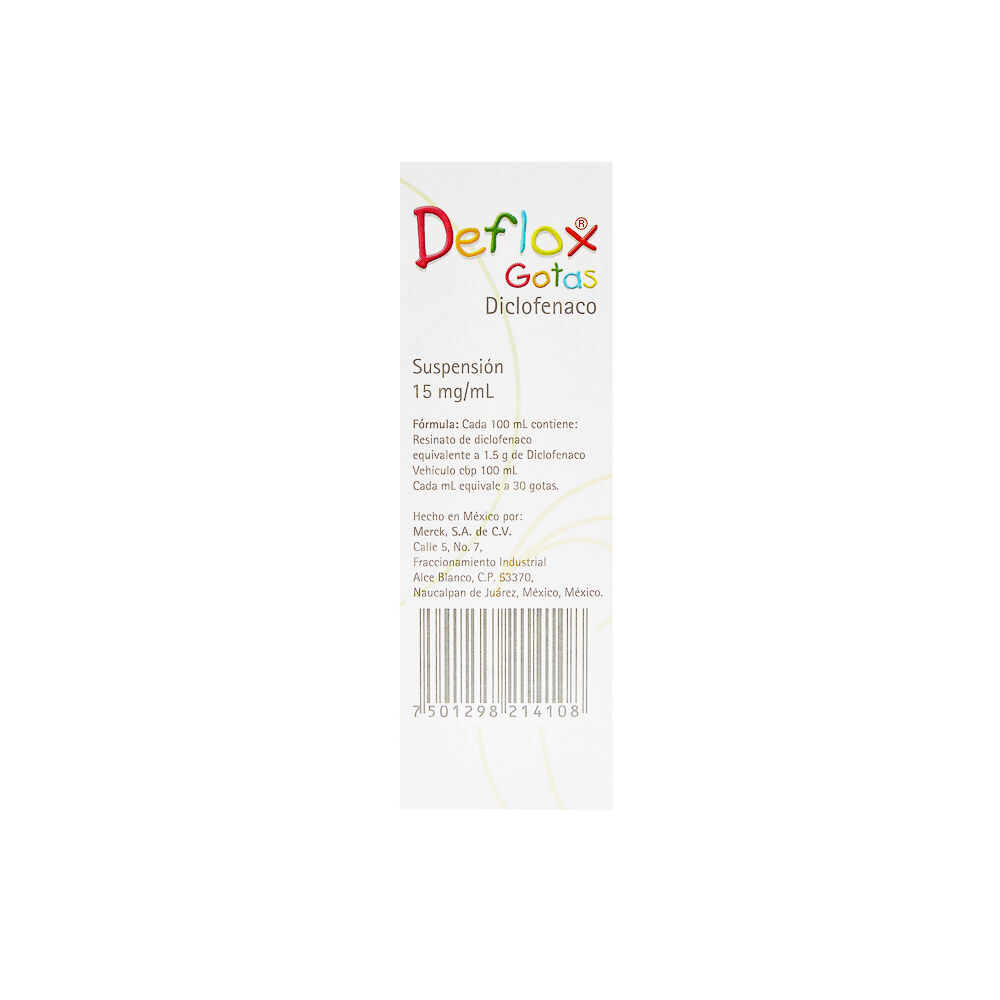 DEFLOX GTS ORAL 20ML DICLOFENACO POTASICO