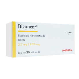 BICONCOR 2.5/6.25MG C 30 TAB BISOPRODOL/HCTZ