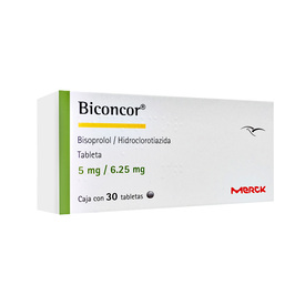 BICONCOR 5/6.25MG C 30 TAB BISOPROLOLHIDROCLOROTIAZIDA